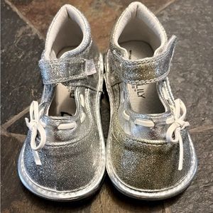 Jack And Lily Sparkly Silver Shoes